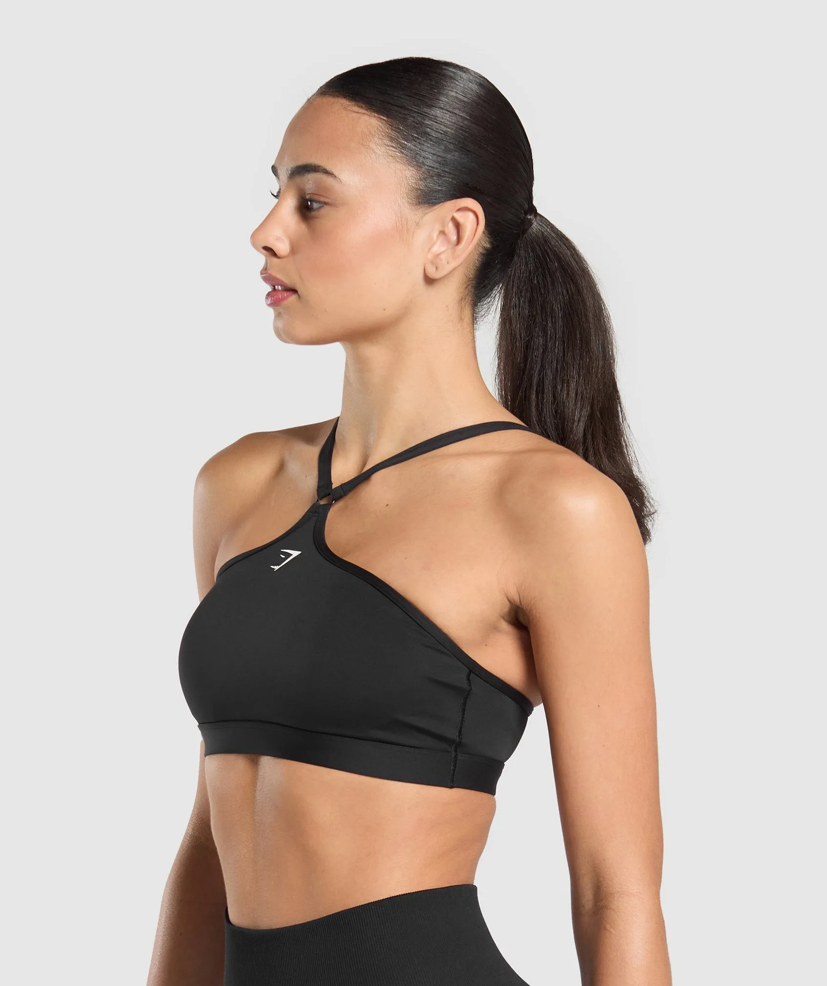 Gymshark Halter Neck Sports Bra - Black sold by Gymshark product image thumbnail 3