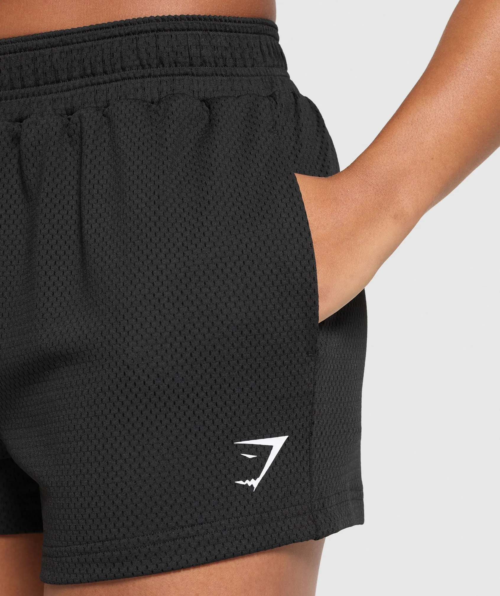 Gymshark Lifting Club Mesh Shorts - Black sold by Gymshark product image thumbnail 5