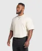 Gymshark Lifting Club T-Shirt - Oat White/Conditioning Red sold by Gymshark