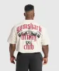Gymshark Lifting Club T-Shirt - Oat White/Conditioning Red sold by Gymshark