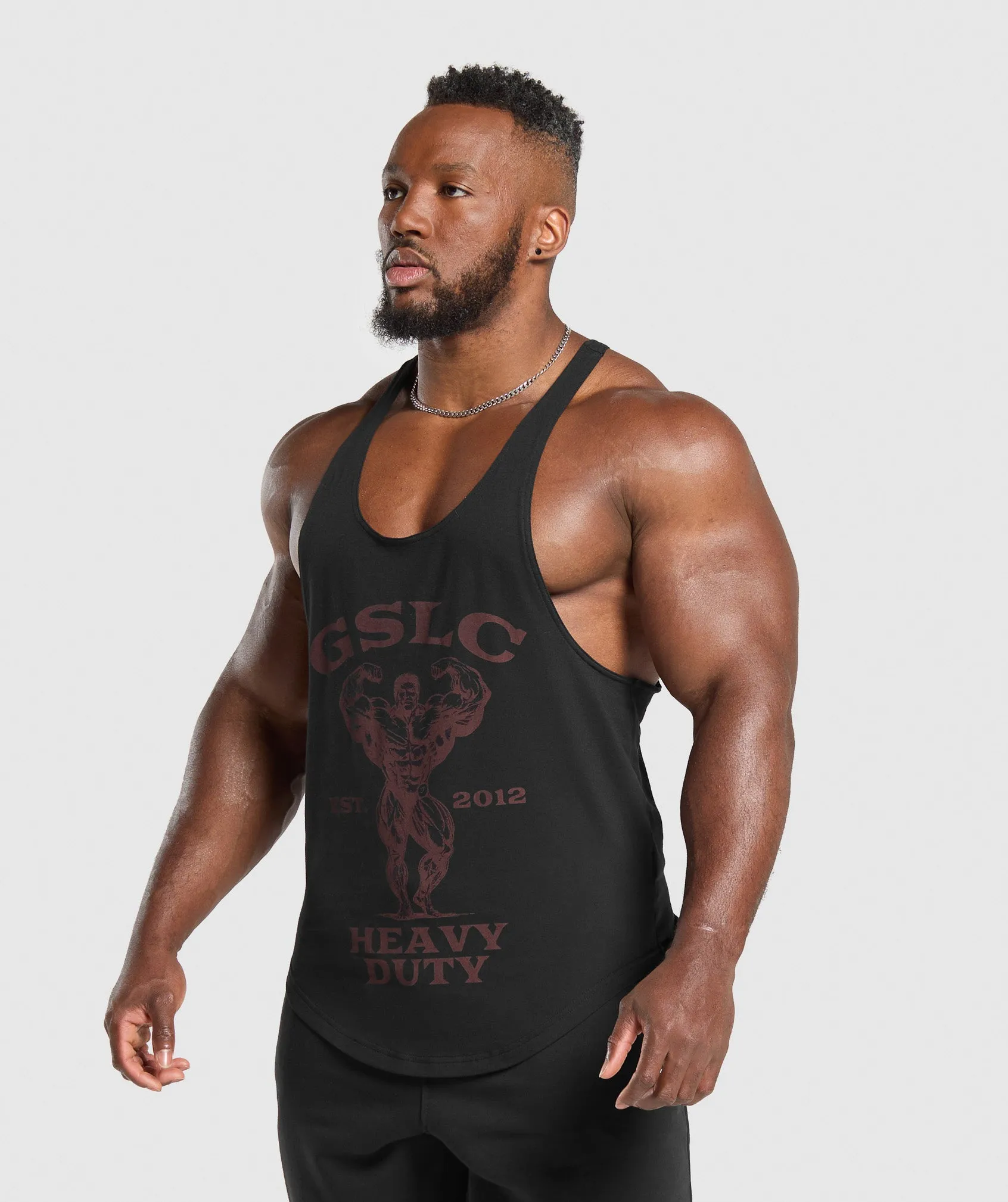 Gymshark Heavy Duty Stringer - Black sold by Gymshark product image thumbnail 3