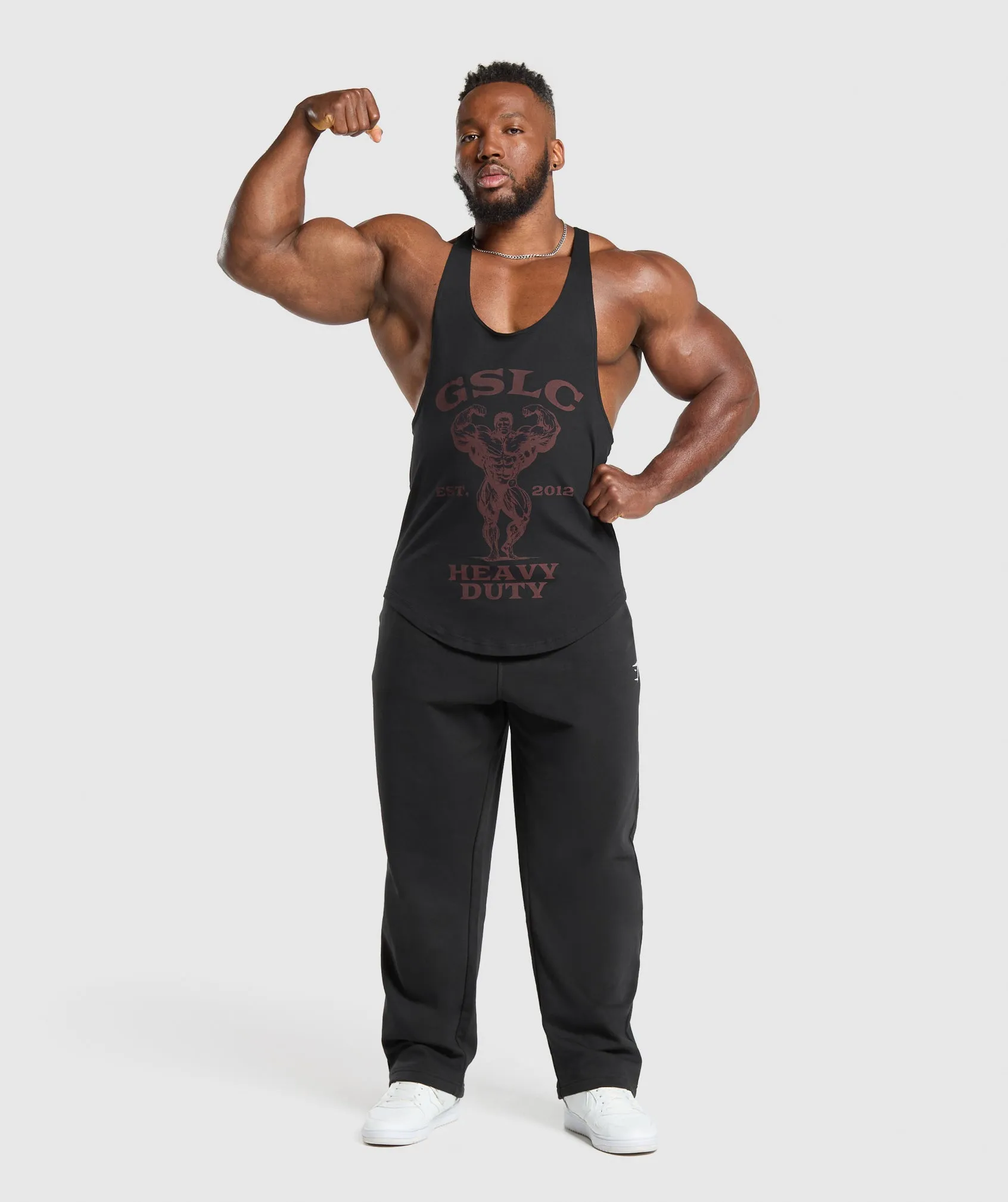 Gymshark Heavy Duty Stringer - Black sold by Gymshark product image thumbnail 4