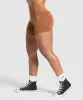 Gymshark Gains Seamless Washed Shorts - Copper Brown sold by Gymshark