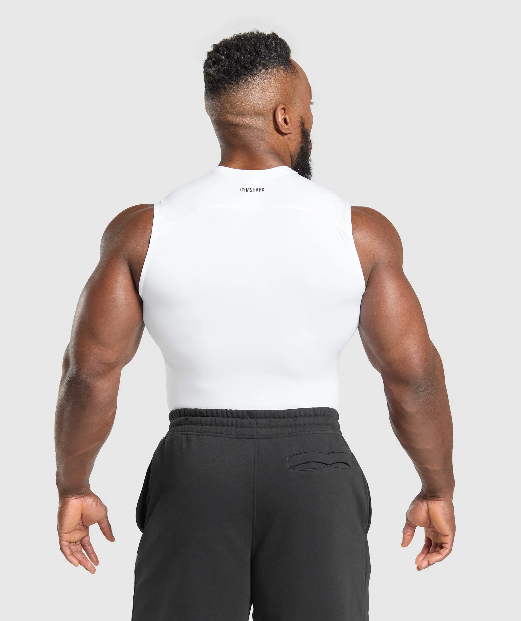 Gymshark Element Tank - White sold by Gymshark product image thumbnail 2