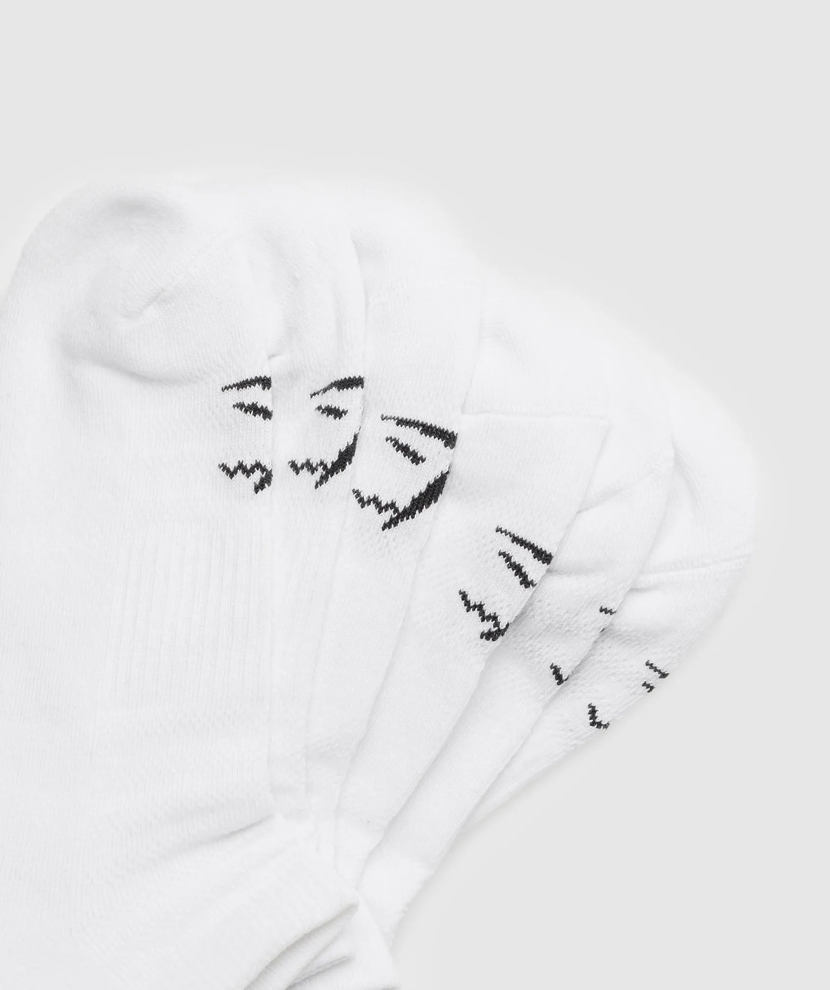 Gymshark Trainer Socks 3pk - White sold by Gymshark product image thumbnail 3