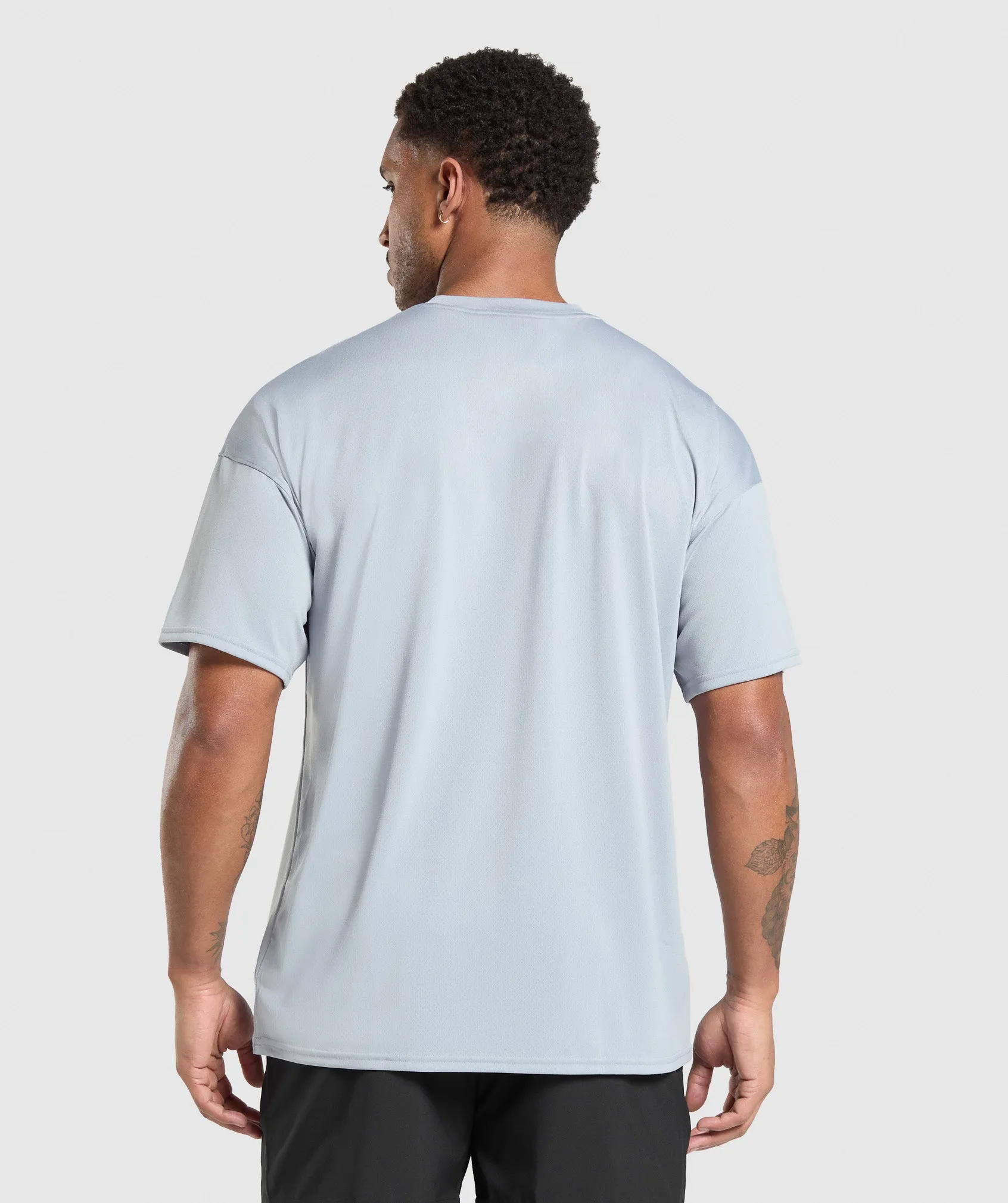 Gymshark Oversized Performance T-Shirt - Metal Purple sold by Gymshark product image thumbnail 2