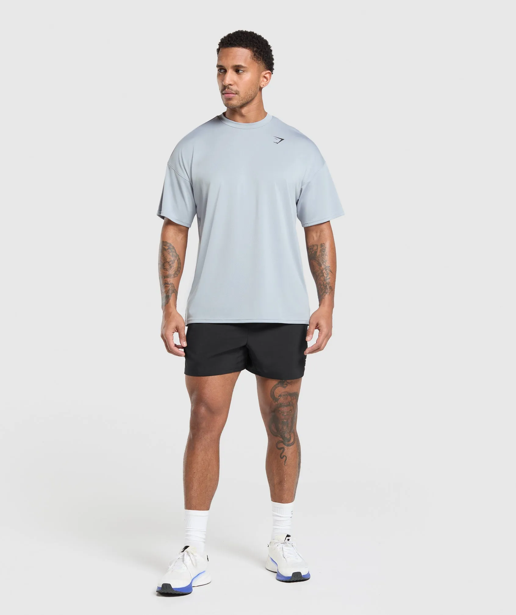 Gymshark Oversized Performance T-Shirt - Metal Purple sold by Gymshark product image thumbnail 4