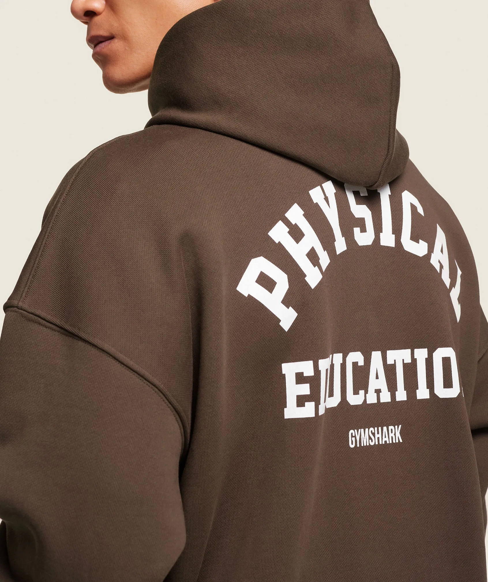 Gymshark Phys Ed Hoodie - Archive Brown sold by Gymshark product image thumbnail 5