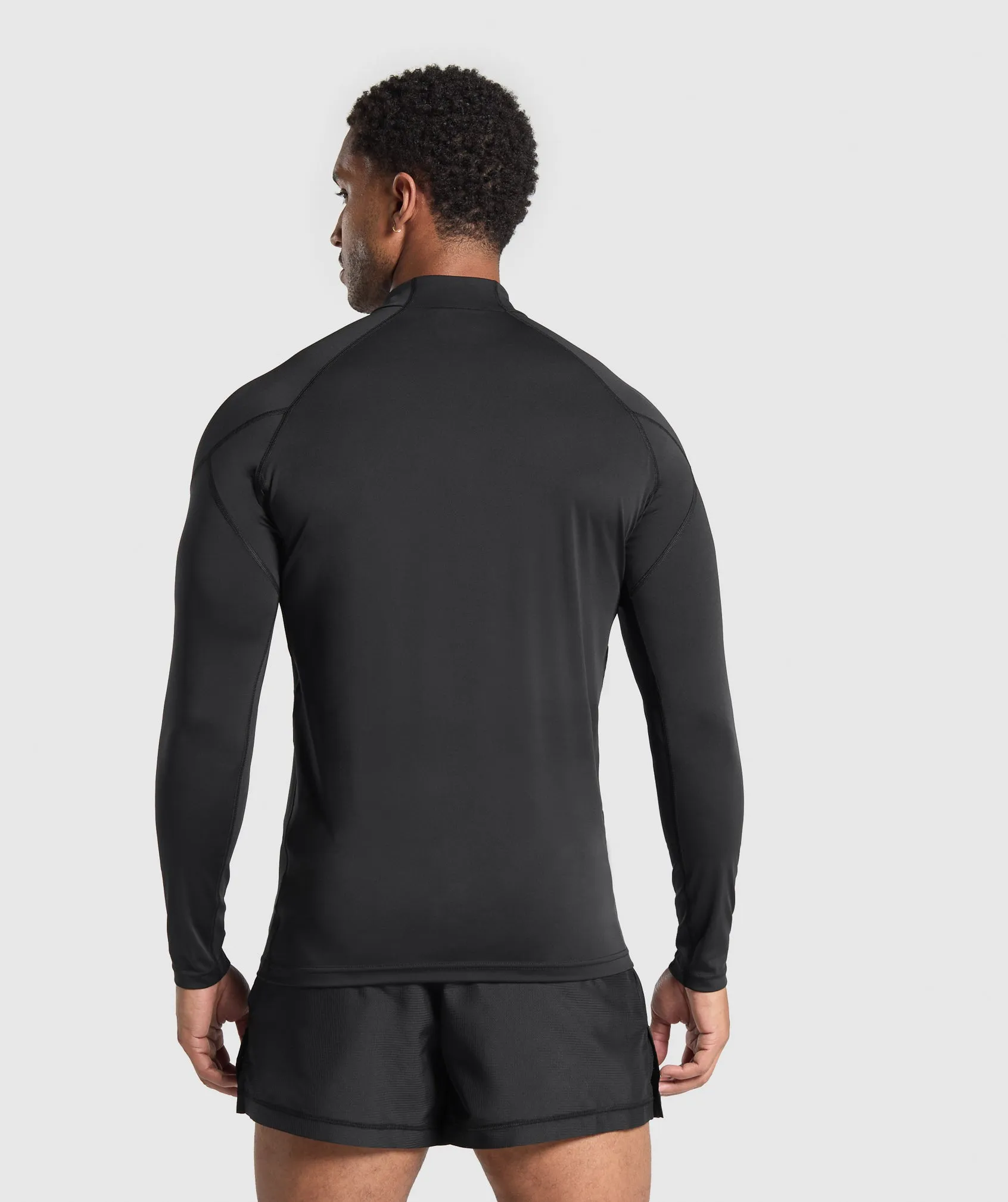 Gymshark Performance 1/4 Zip - Black sold by Gymshark product image thumbnail 2