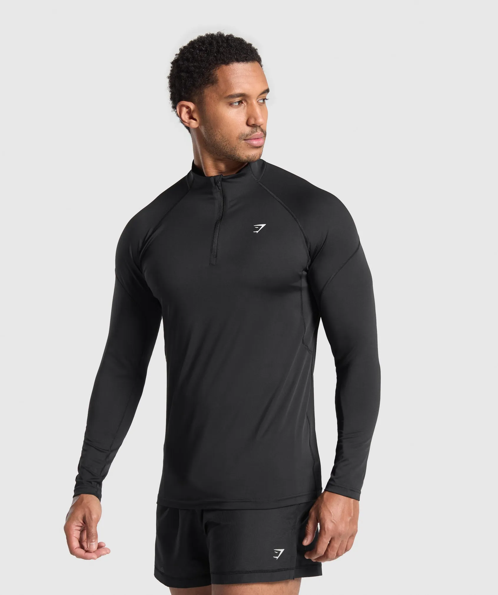 Gymshark Performance 1/4 Zip - Black sold by Gymshark product image thumbnail 5