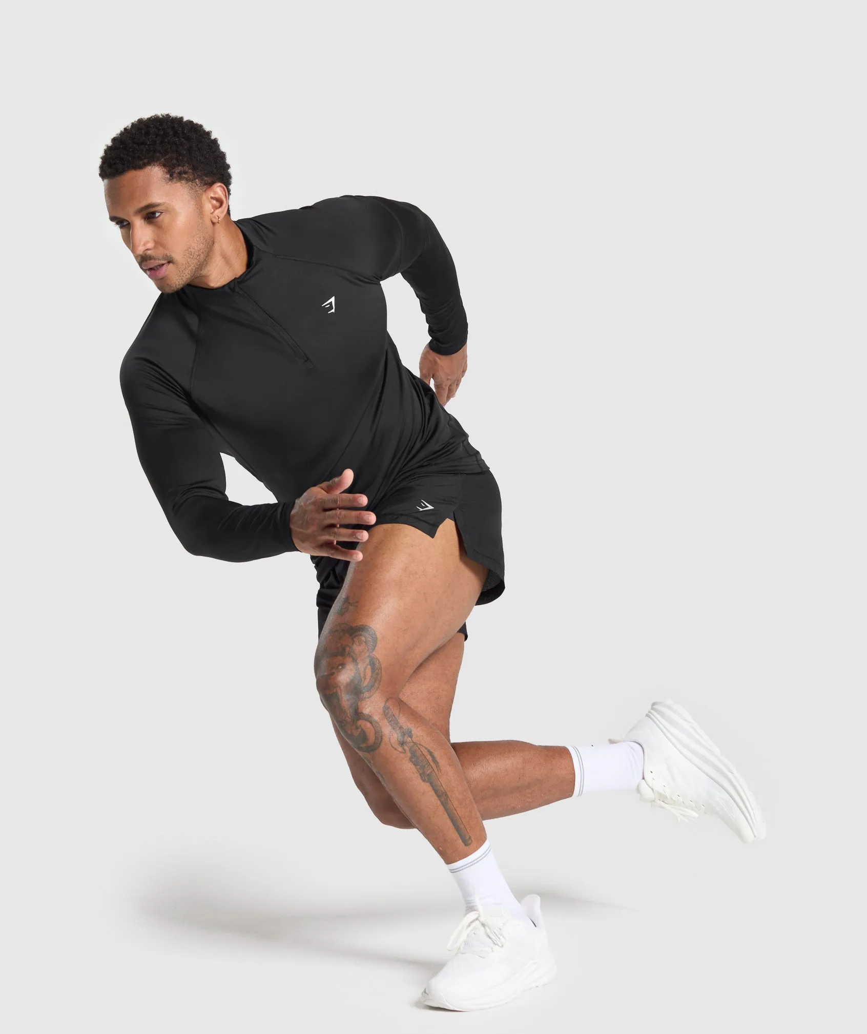 Gymshark Performance 1/4 Zip - Black sold by Gymshark product image thumbnail 3