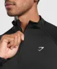 Gymshark Performance 1/4 Zip - Black sold by Gymshark