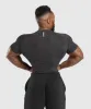 Gymshark Geo Animal Seamless T-Shirt - Onyx Grey/Black sold by Gymshark