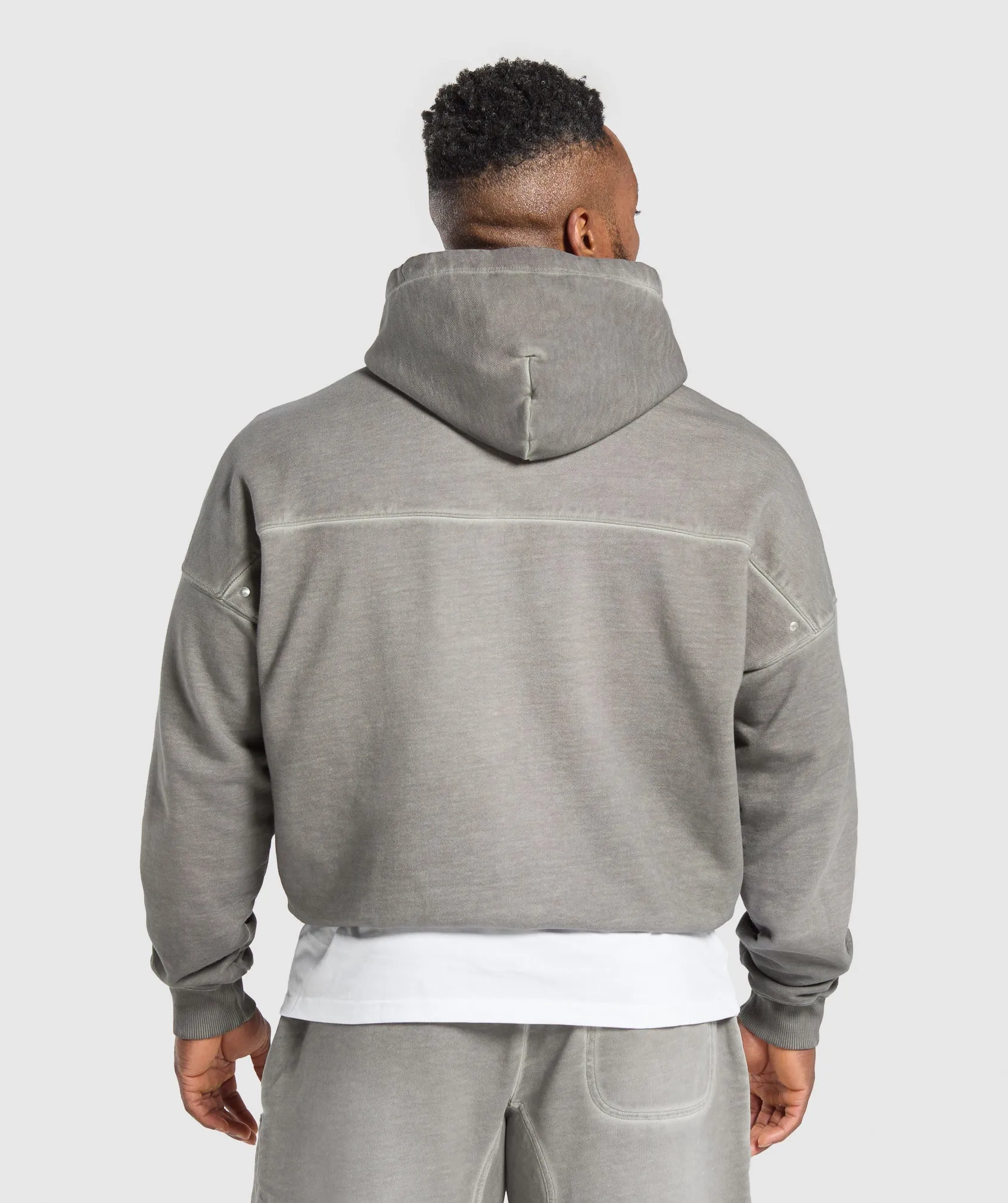 Gymshark Heavyweight Hoodie - Metal Grey/ Asphalt Grey Wash sold by Gymshark product image thumbnail 2