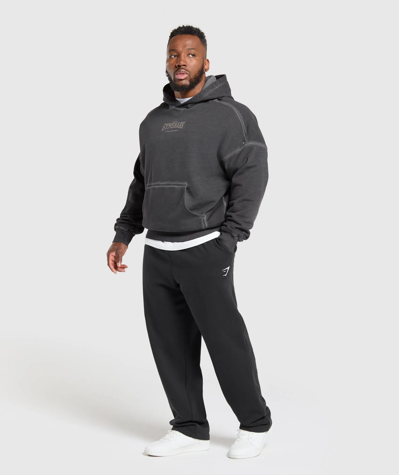 Gymshark Heavyweight Hoodie - Black Wash sold by Gymshark product image thumbnail 4