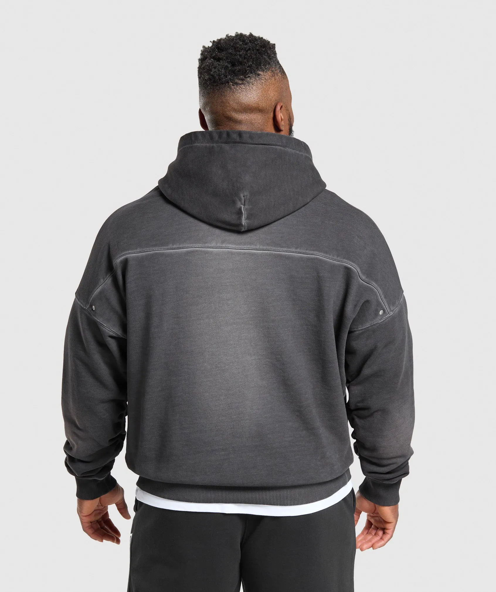 Gymshark Heavyweight Hoodie - Black Wash sold by Gymshark product image thumbnail 2