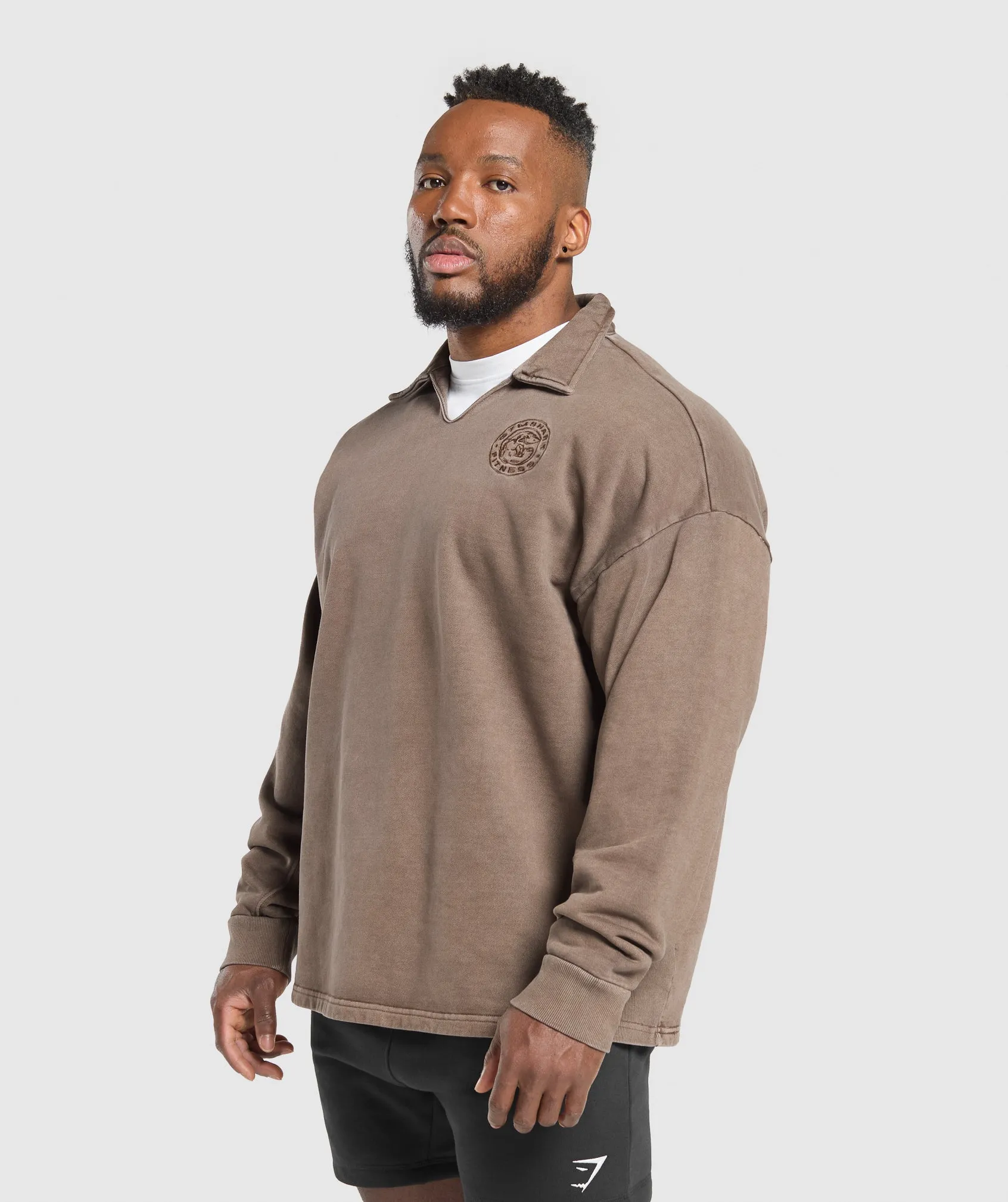 Gymshark Premium Legacy Pullover - Soft Brown sold by Gymshark product image thumbnail 3