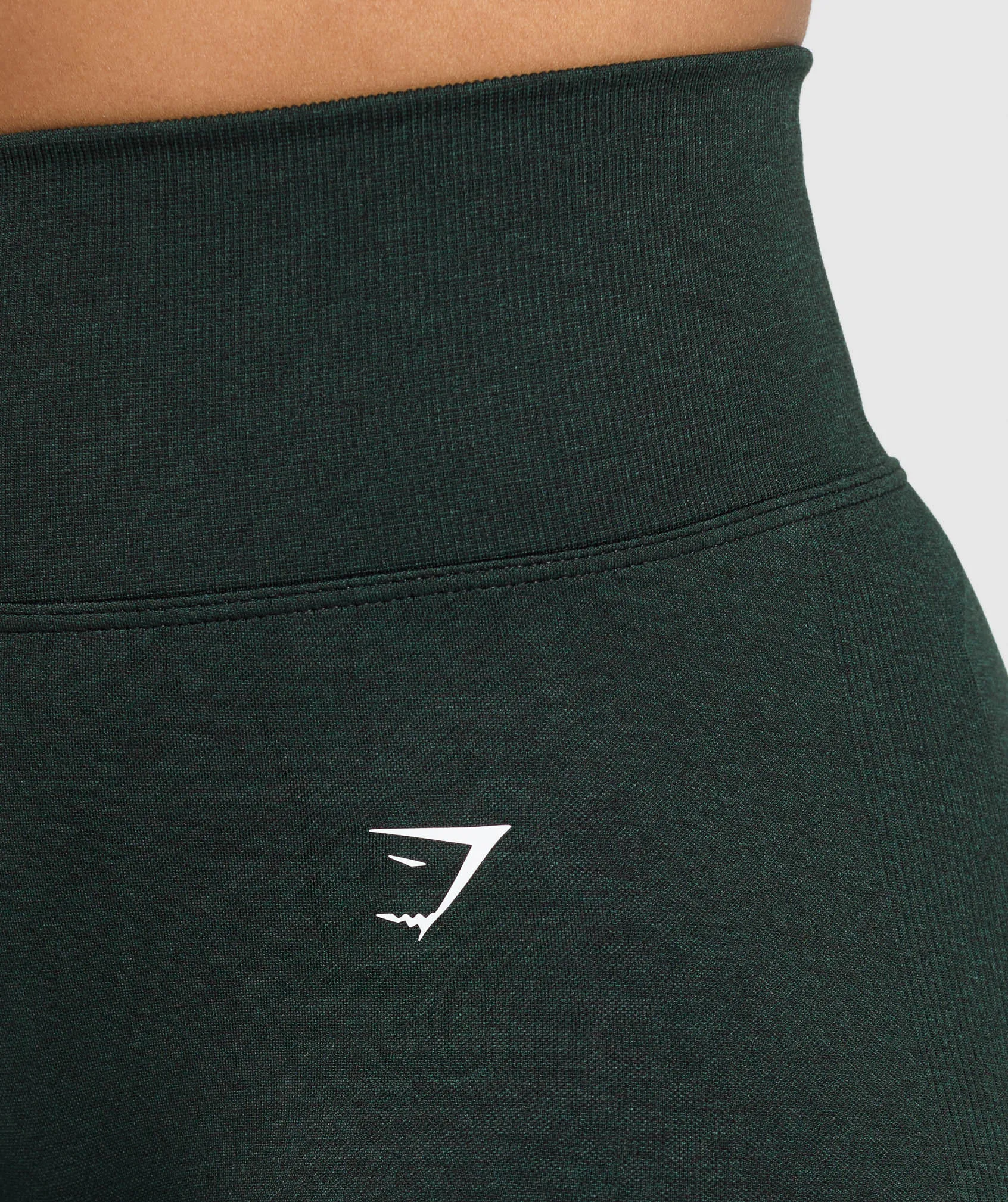 Gymshark Lift Seamless Leggings - Victory Green/Black Marl sold by Gymshark product image thumbnail 5