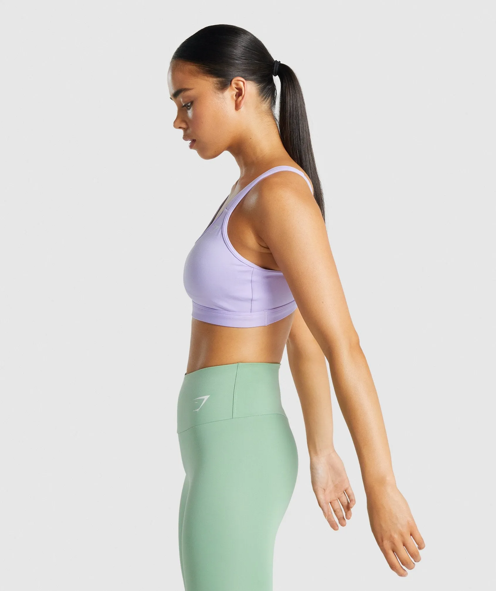 Gymshark Scoop Neck Sports Bra - Light Purple sold by Gymshark product image thumbnail 3