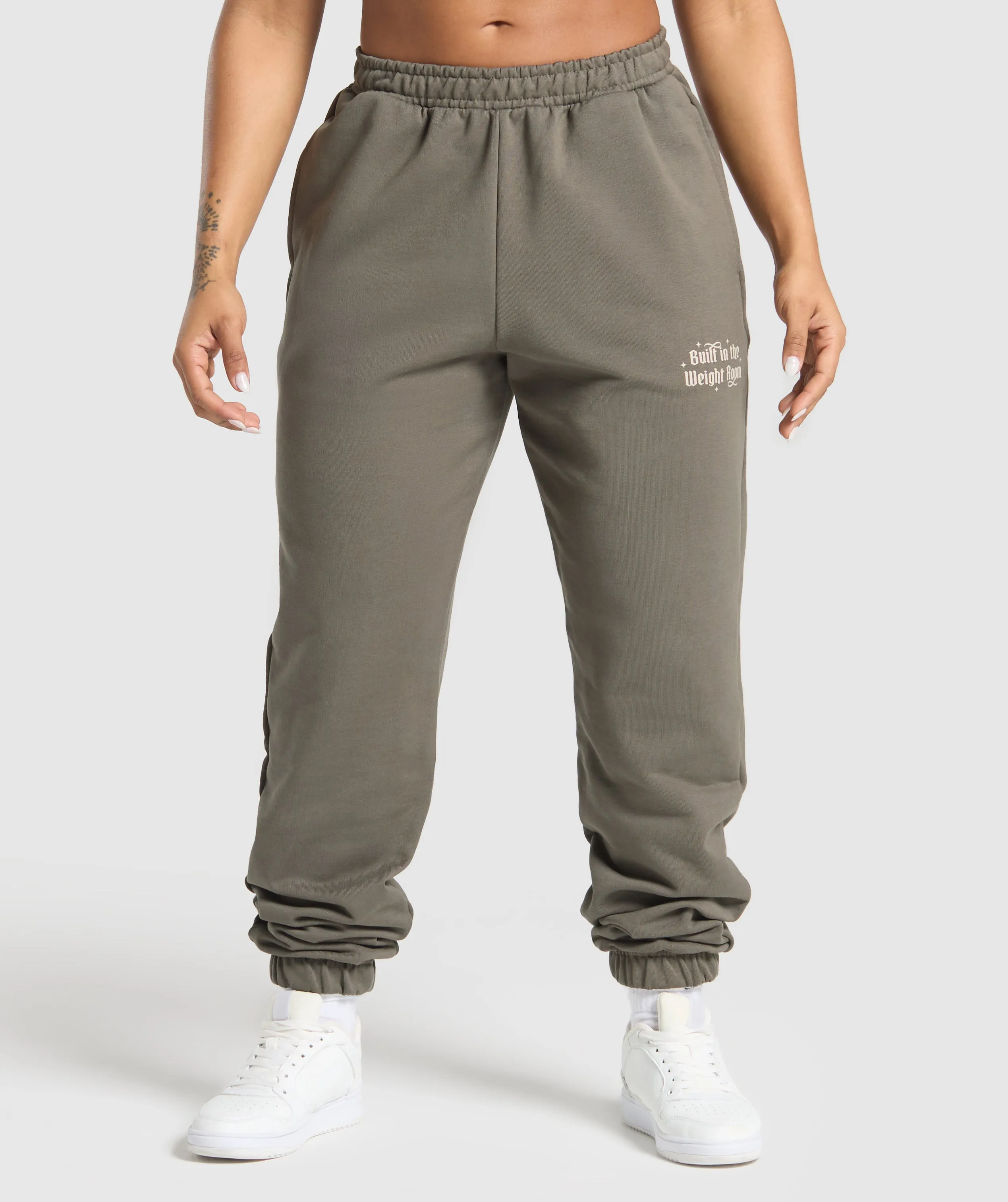 Gymshark Built In The Weight Room Joggers - Camo Brown sold by Gymshark