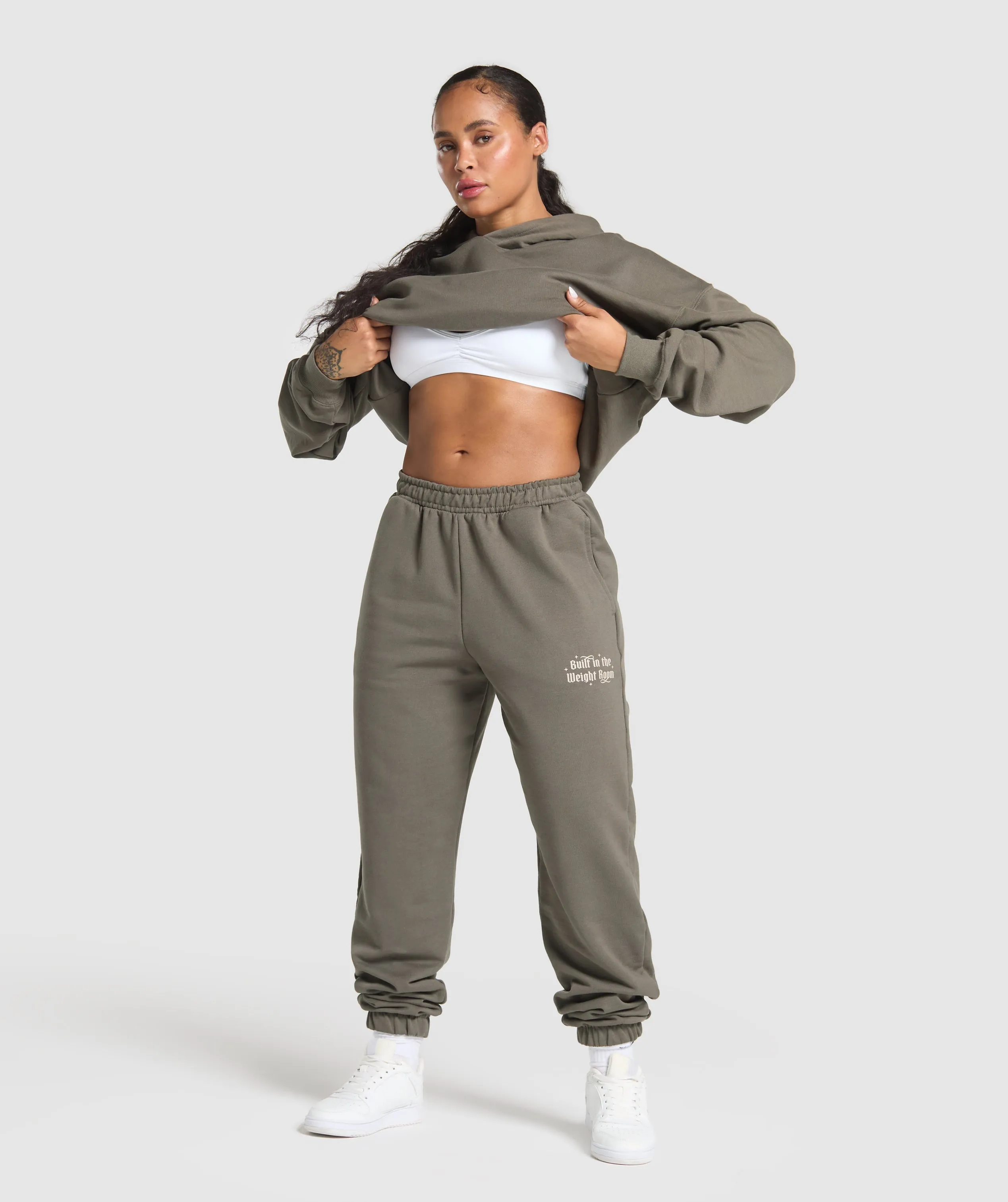 Gymshark Built In The Weight Room Joggers - Camo Brown sold by Gymshark product image thumbnail 4