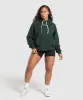 Gymshark Bigger Quads Than Your Ex Brushed Hoodie - Victory Green sold by Gymshark
