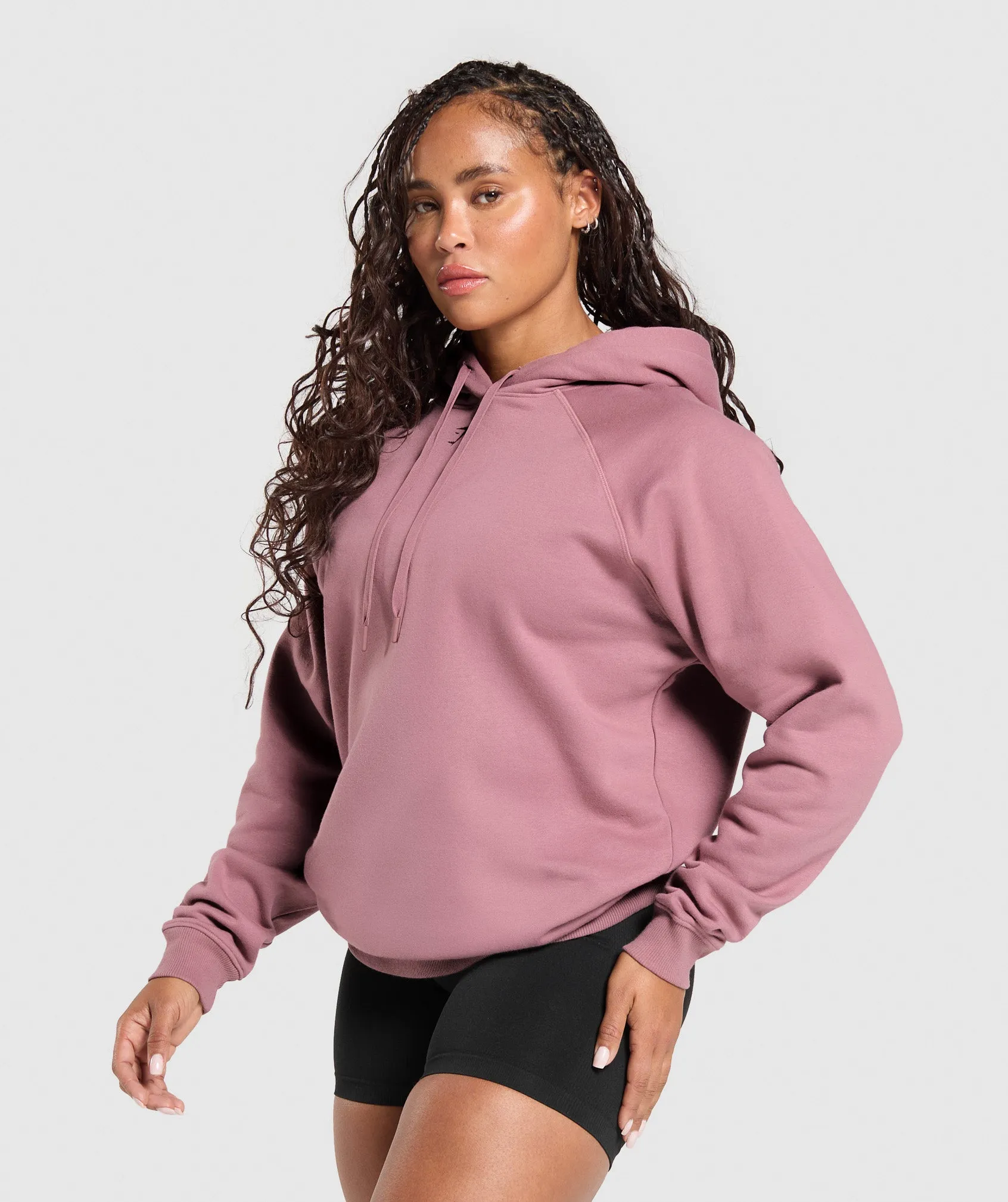 Gymshark Gritty Muscle Mommy Graphic Hoodie - Calm Pink sold by Gymshark product image thumbnail 3