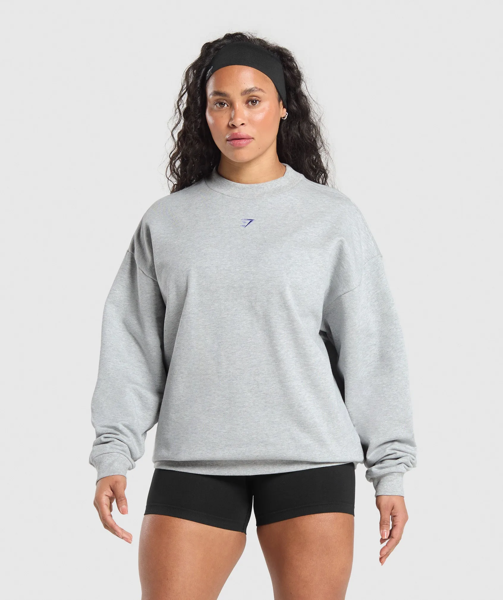 Gymshark Lifting Club Oversized Sweatshirt - Light Grey Core Marl sold by Gymshark product image thumbnail 2