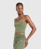Gymshark Everyday Cami Tank With Shelf - Core Olive sold by Gymshark