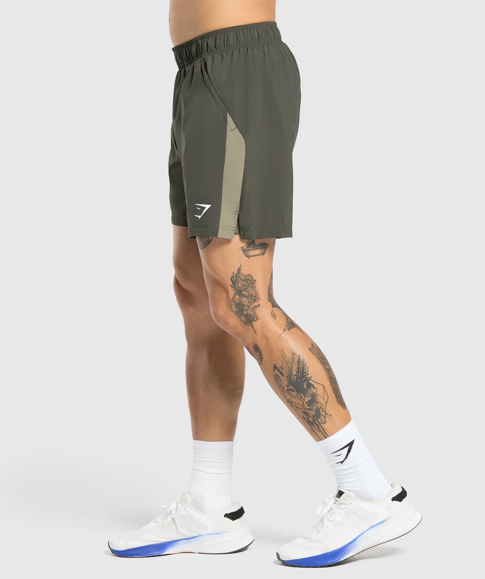 Gymshark Sport 7" Shorts - Strength Green/Utility Green sold by Gymshark product image thumbnail 3