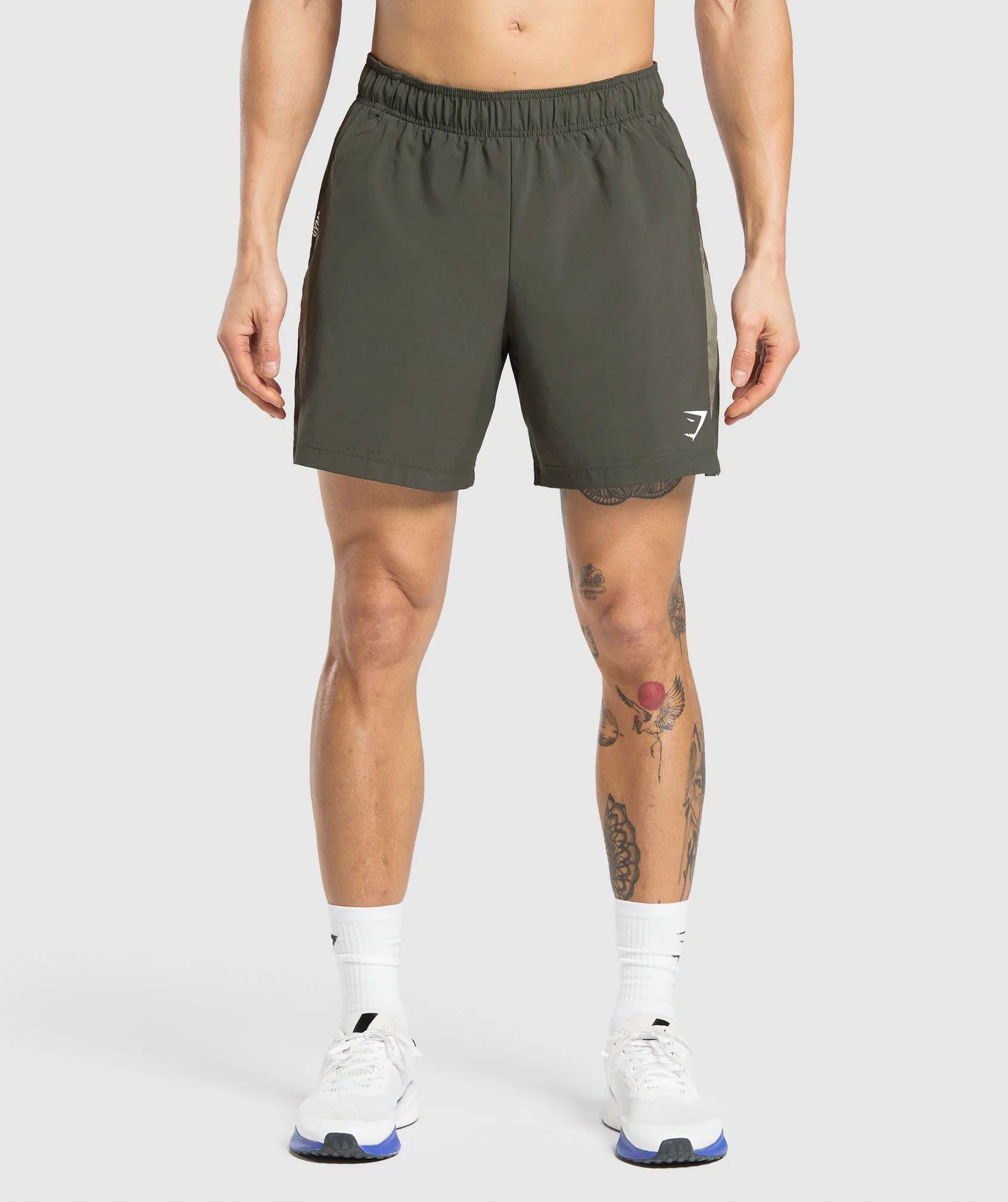 Gymshark Sport 7" Shorts - Strength Green/Utility Green sold by Gymshark
