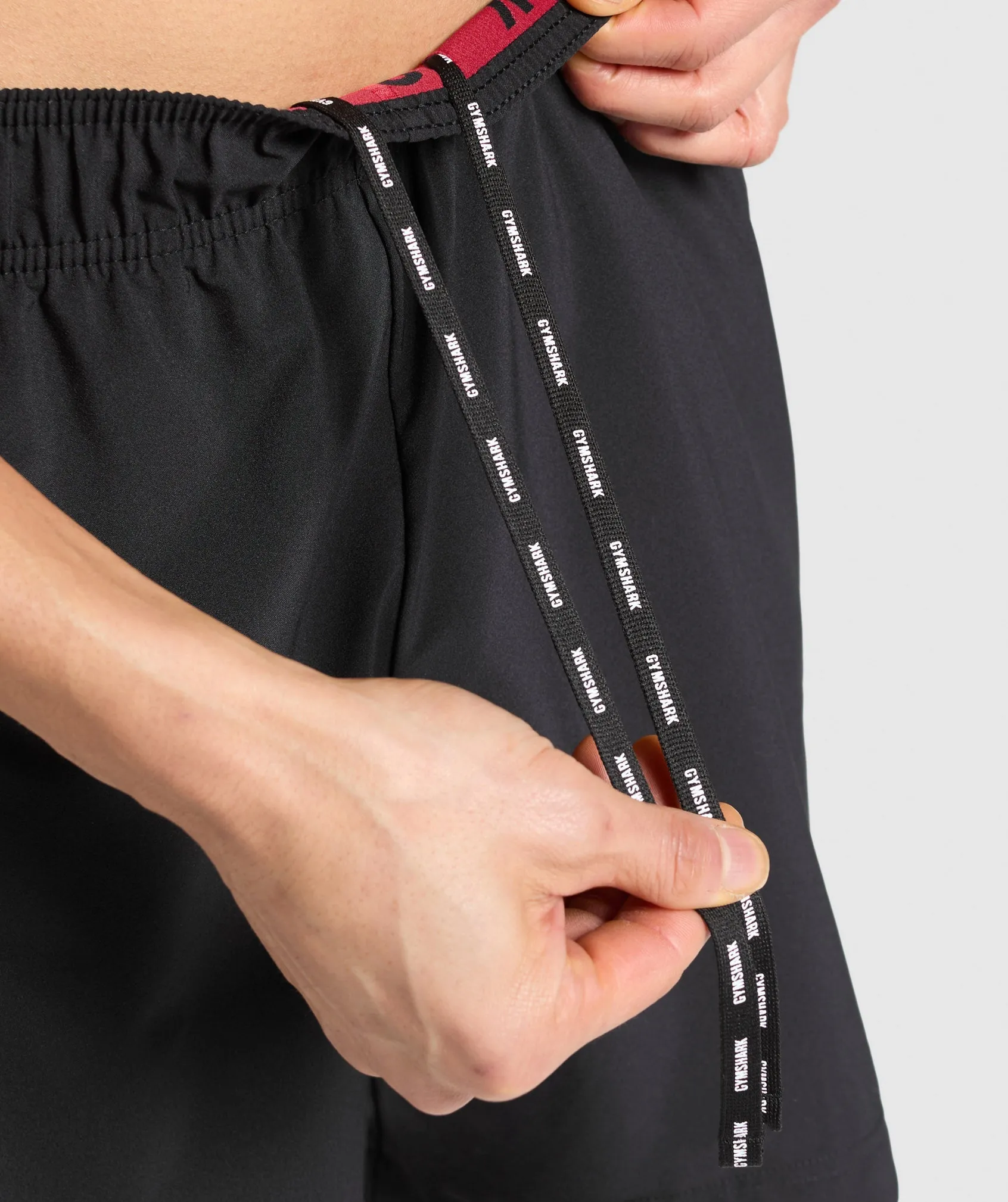 Gymshark Sport 7" Shorts - Black/Conditioning Red sold by Gymshark product image thumbnail 5