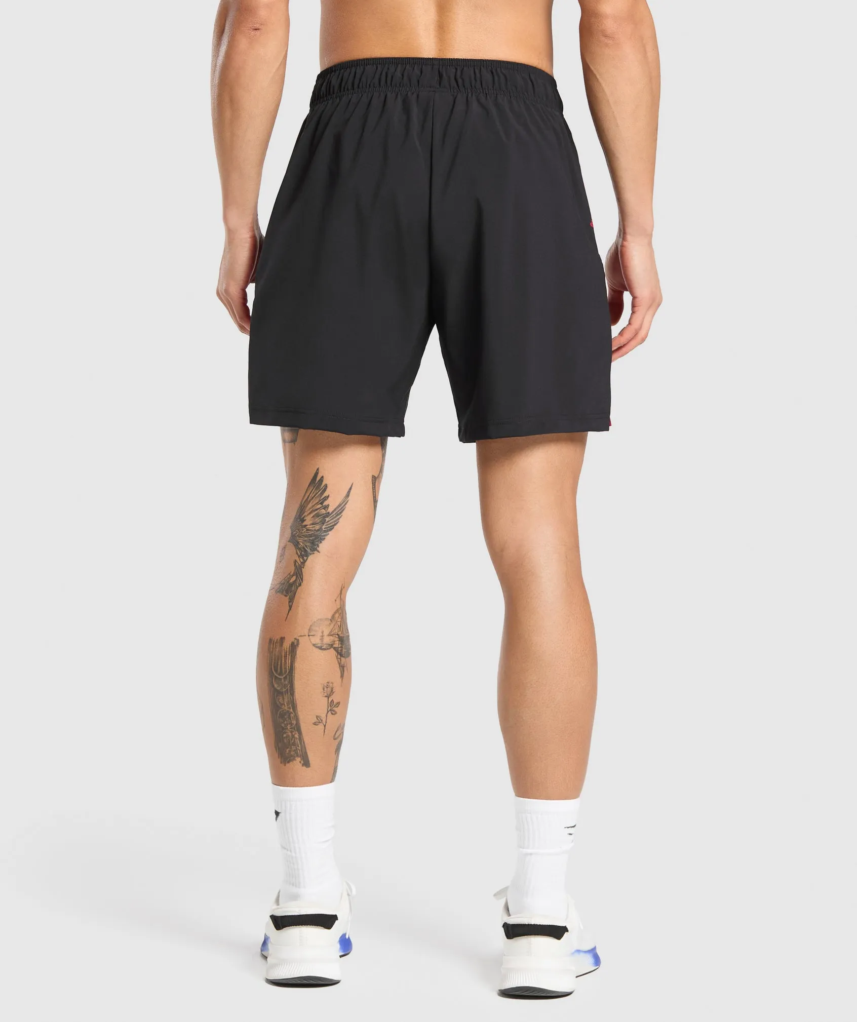 Gymshark Sport 7" Shorts - Black/Conditioning Red sold by Gymshark product image thumbnail 2