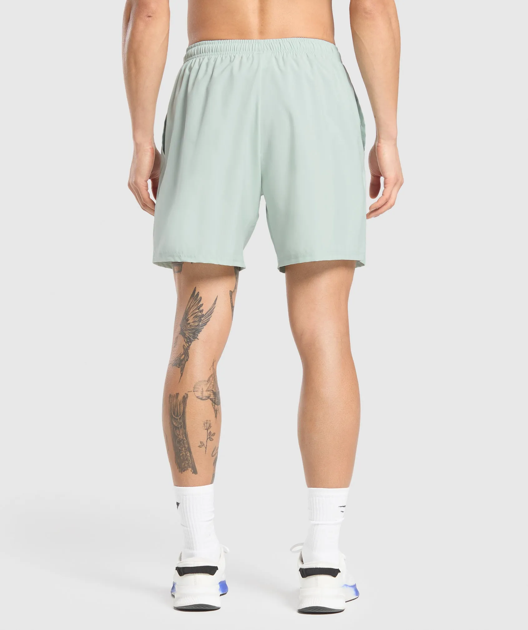 Gymshark Keep Showing Up 7" Shorts - Morning Blue sold by Gymshark product image thumbnail 2