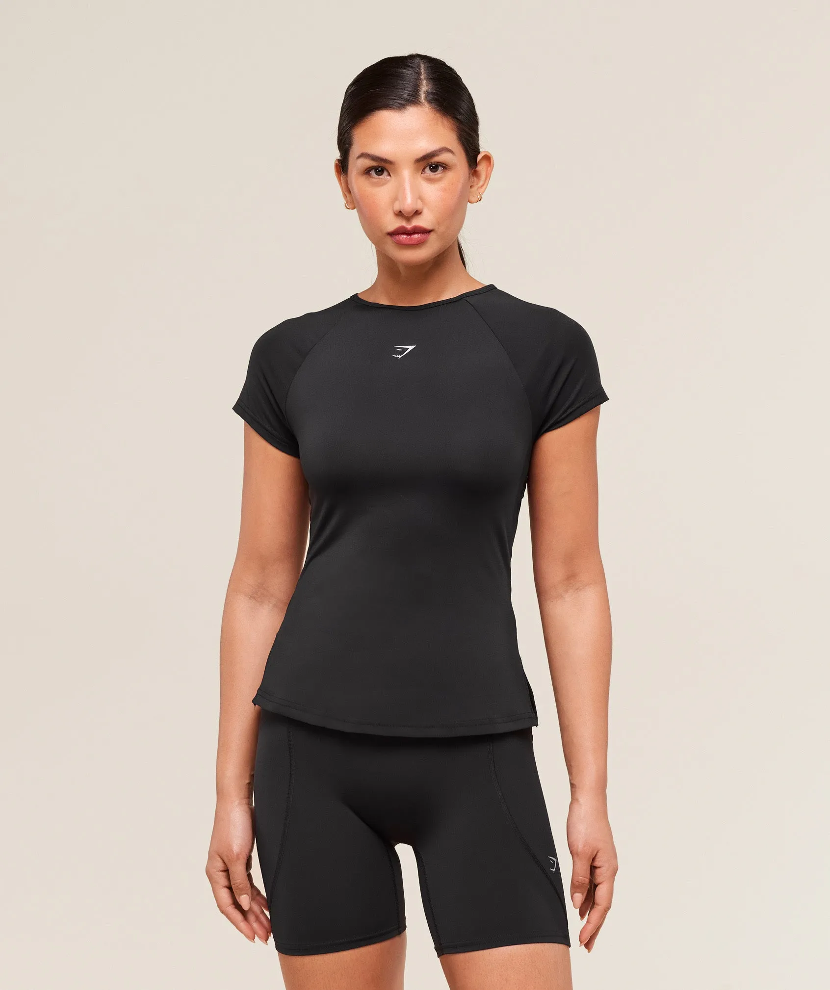 Gymshark Running Back Vent T-Shirt - Black sold by Gymshark
