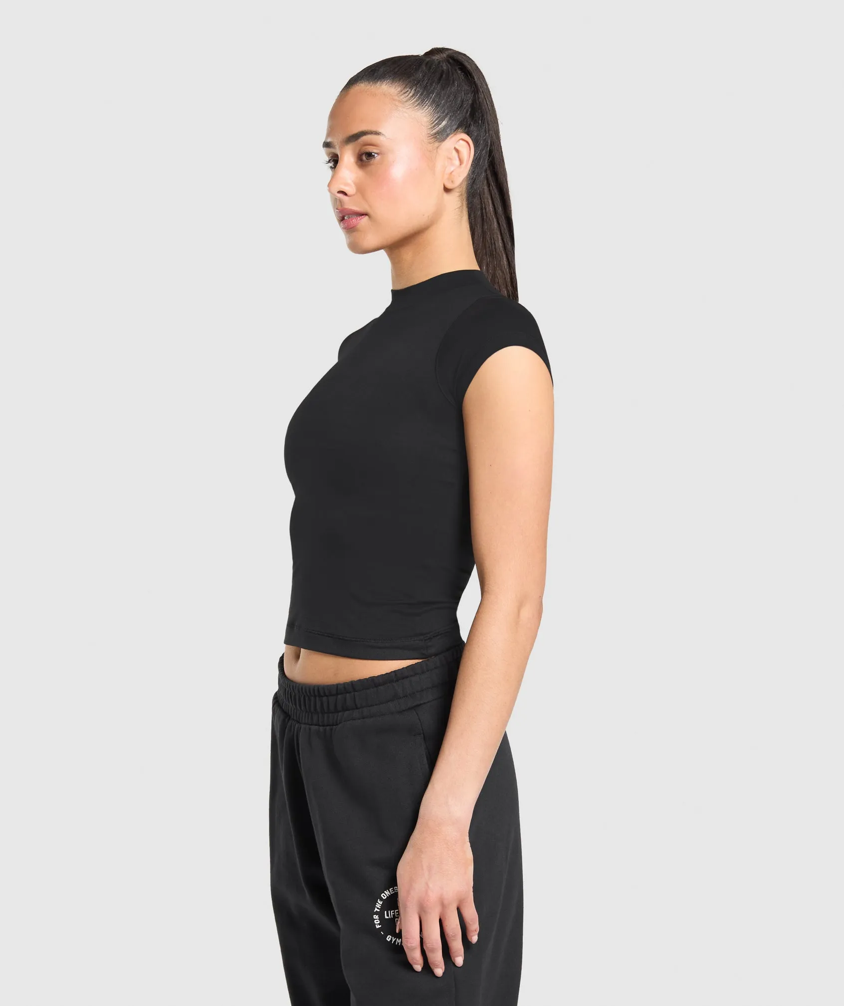 Gymshark Supersoft T-Shirt - Black sold by Gymshark product image thumbnail 3