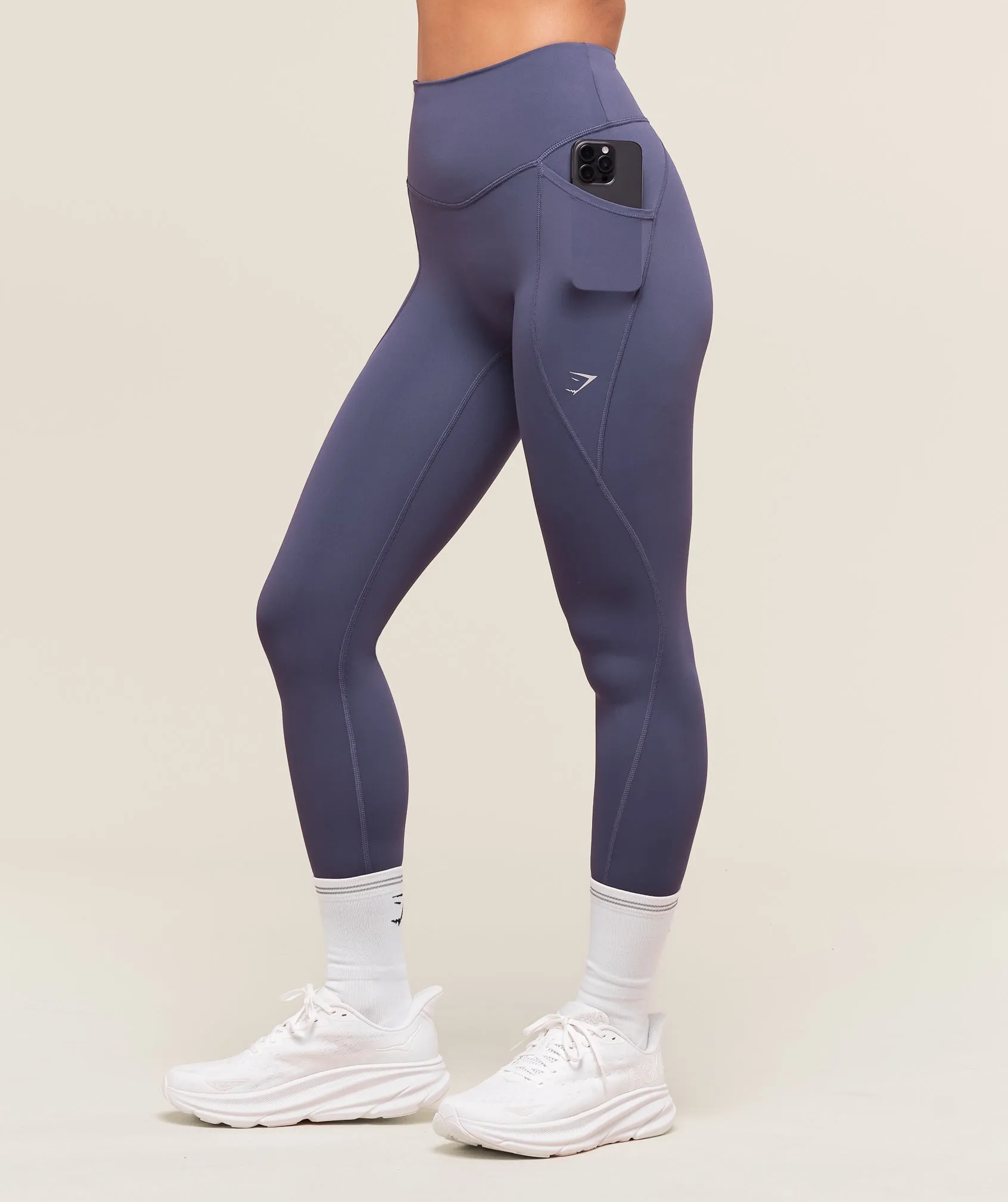 Gymshark Running Pocket Leggings - Weighted Purple sold by Gymshark product image thumbnail 5