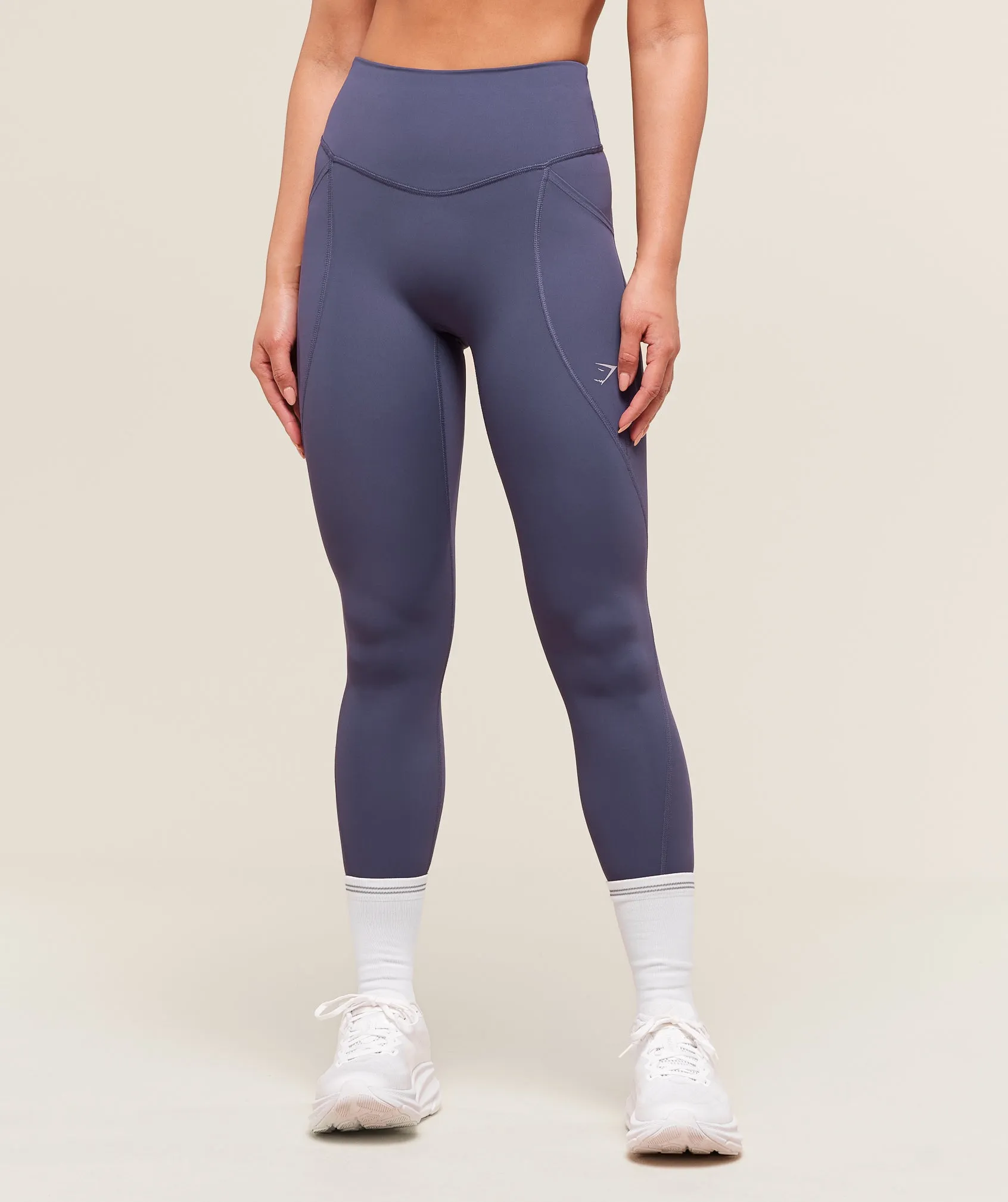 Gymshark Running Pocket Leggings - Weighted Purple sold by Gymshark