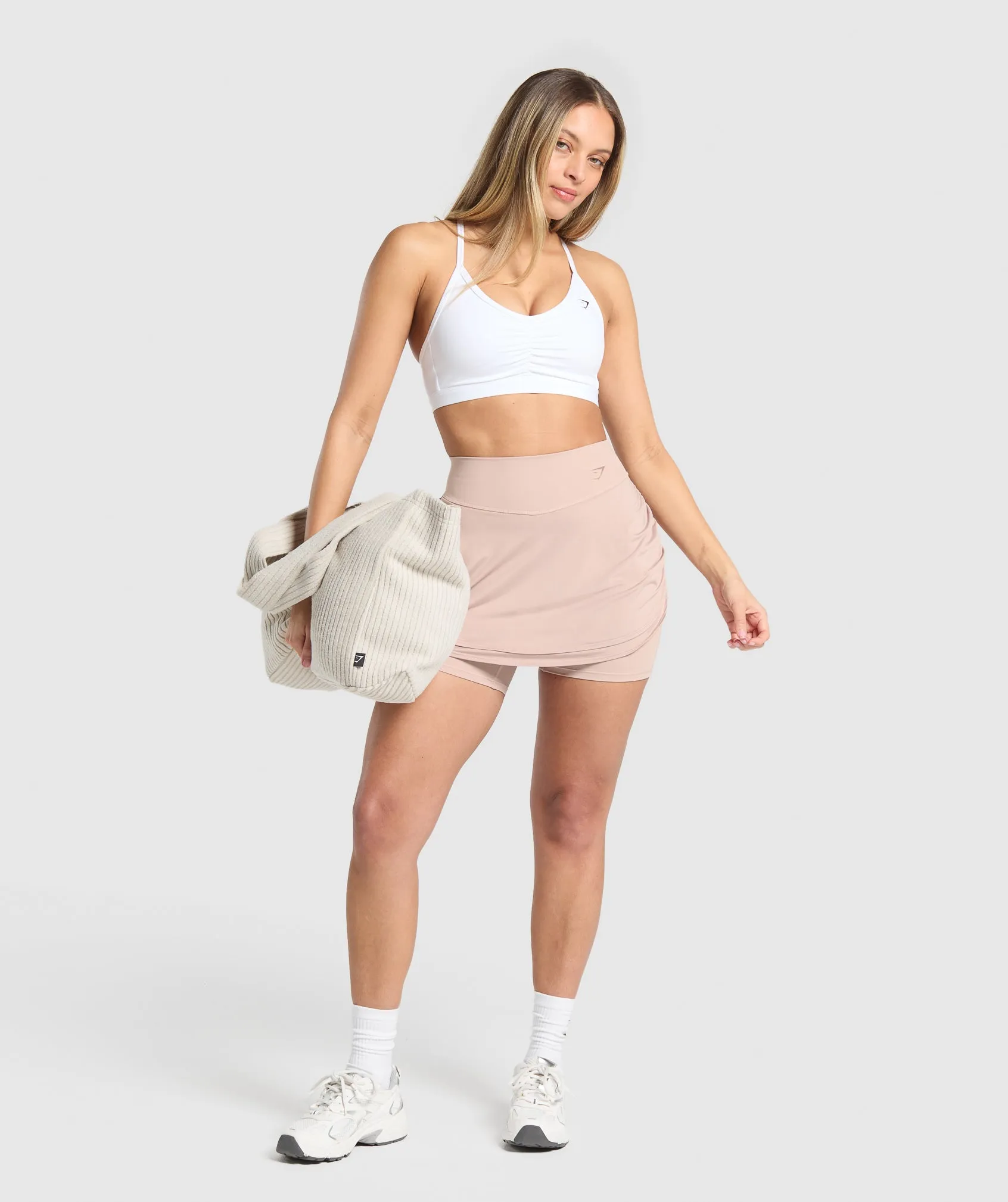 Gymshark Ruched Skort - Muted Pink sold by Gymshark product image thumbnail 4