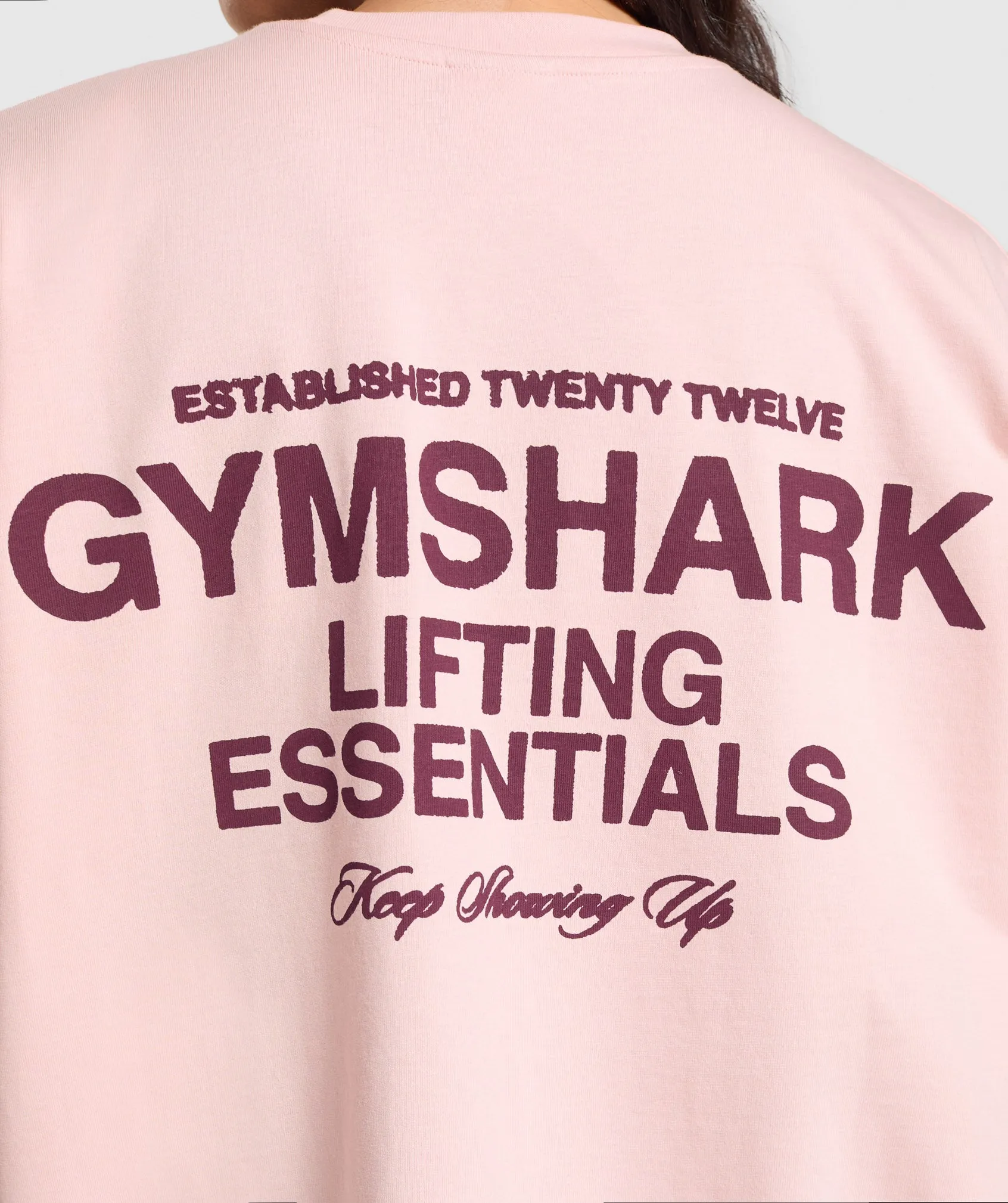 Gymshark EST 2012 Graphic T-Shirt - Lift Pink sold by Gymshark product image thumbnail 5