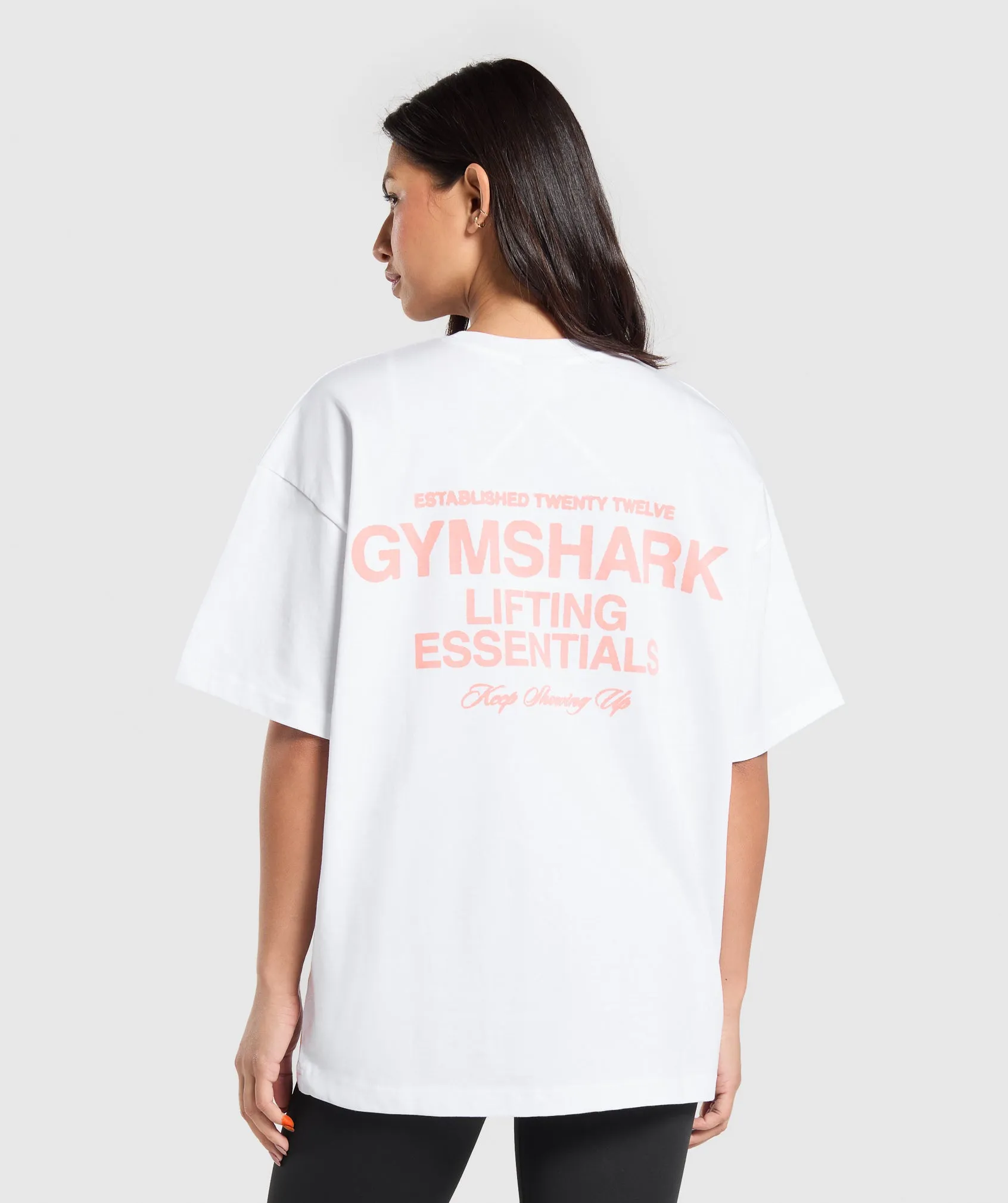 Gymshark EST 2012 Graphic T-Shirt - White sold by Gymshark