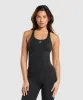 Gymshark Everyday Racer Back Tank With Shelf - Black sold by Gymshark