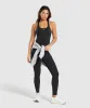 Gymshark Everyday Racer Back Tank With Shelf - Black sold by Gymshark