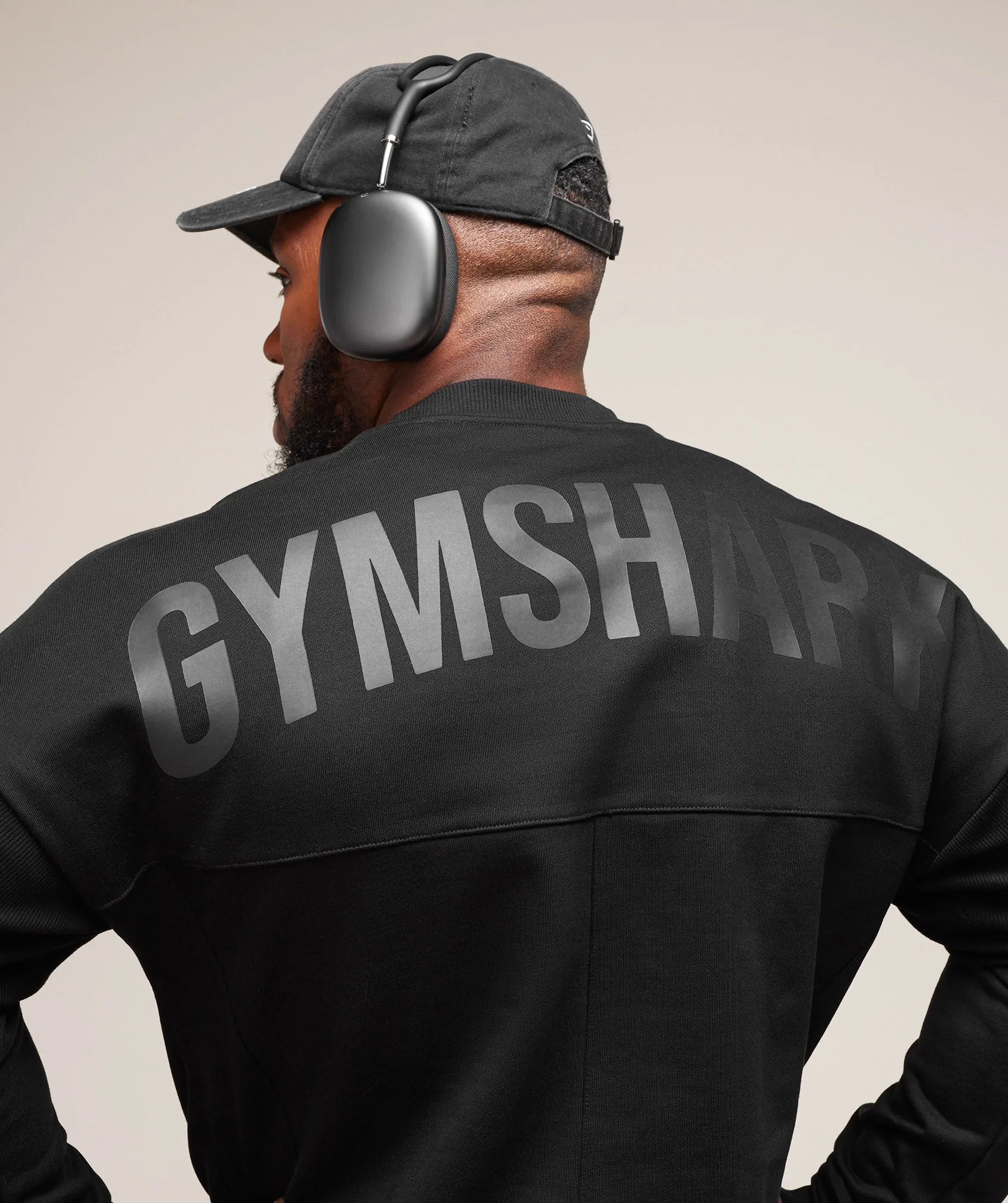 Gymshark Premium Power Crew - Black sold by Gymshark product image thumbnail 4