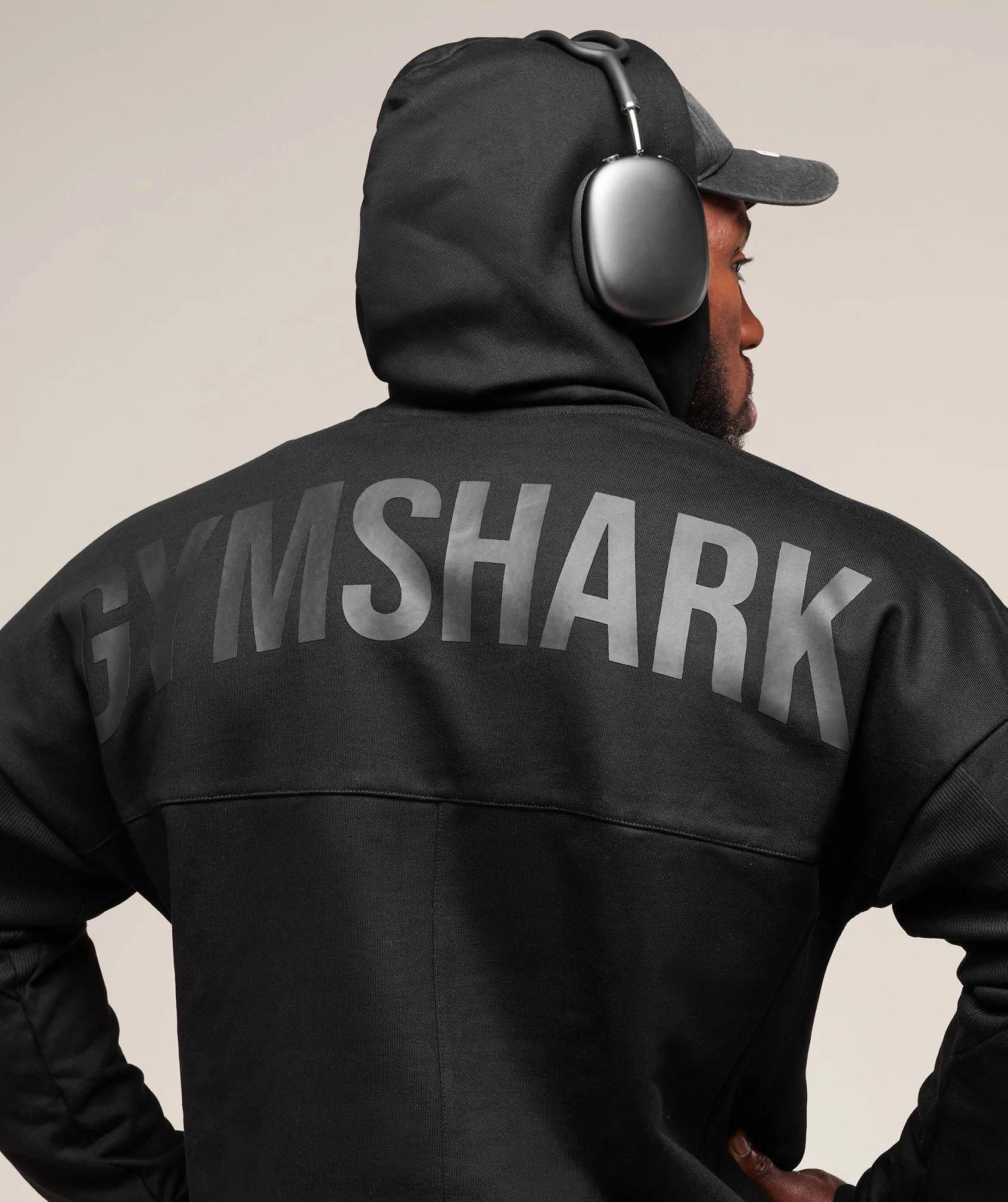 Gymshark Premium Power Hoodie - Black sold by Gymshark product image thumbnail 4