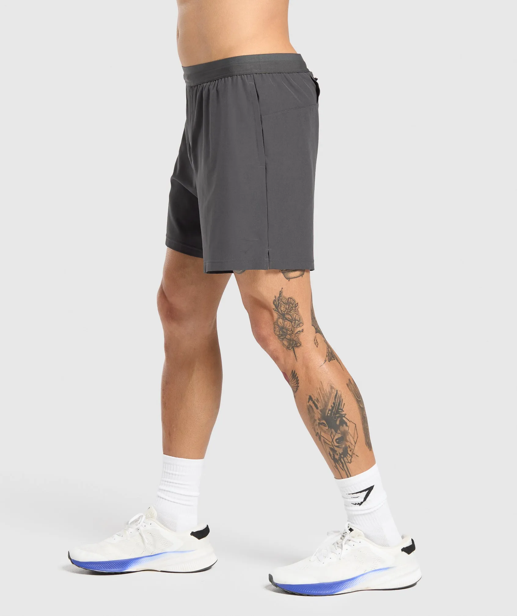 Gymshark Land to Water 6" Shorts - Asphalt Grey sold by Gymshark product image thumbnail 3