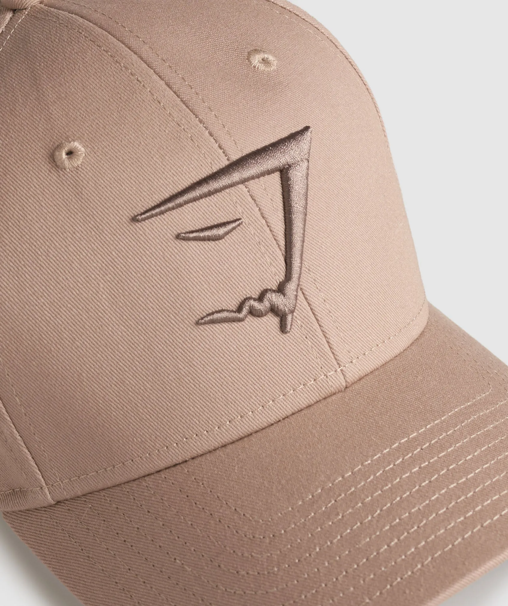 Gymshark Sharkhead Cap - Deep Fawn Brown sold by Gymshark product image thumbnail 3