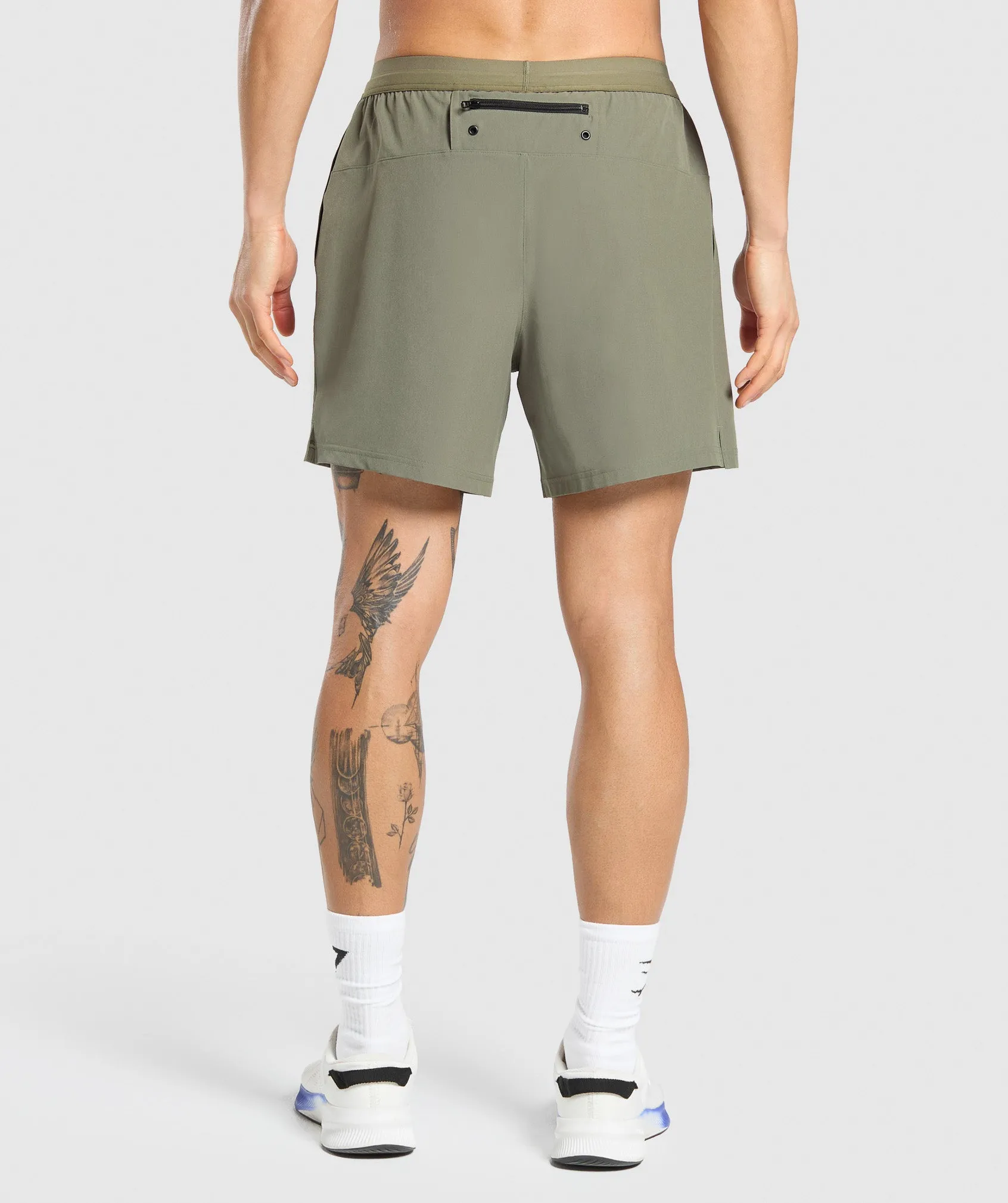 Gymshark Land to Water 6" Shorts - Base Green sold by Gymshark product image thumbnail 2