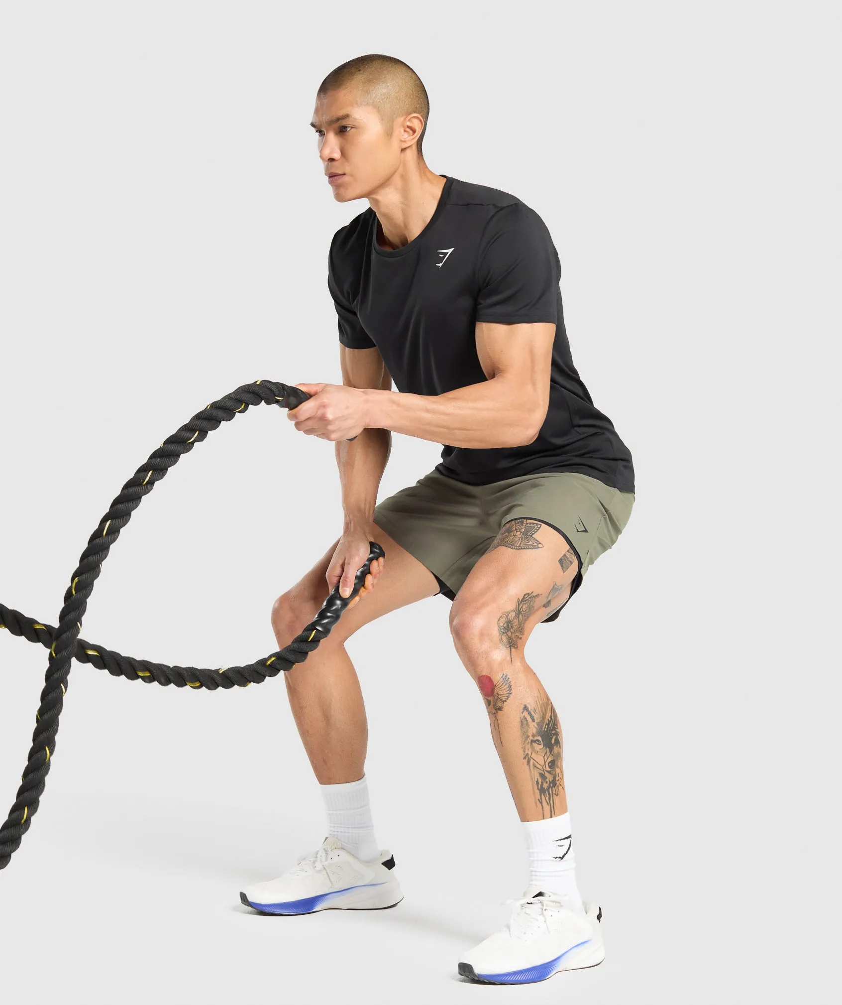 Gymshark Land to Water 6" Shorts - Base Green sold by Gymshark product image thumbnail 4