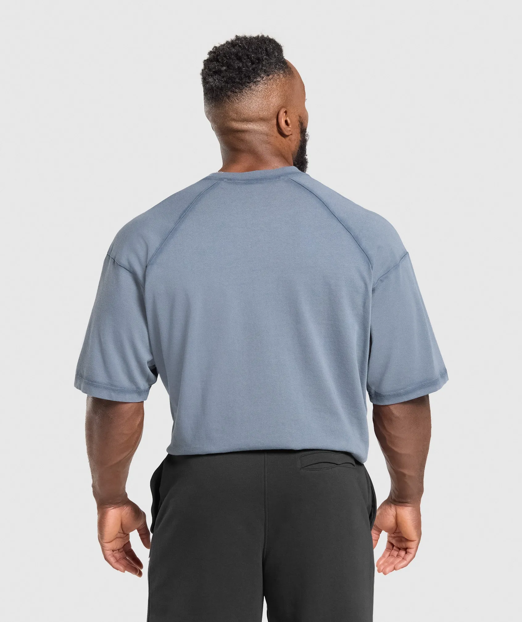 Gymshark Heavyweight T-Shirt - Iron Blue sold by Gymshark product image thumbnail 2